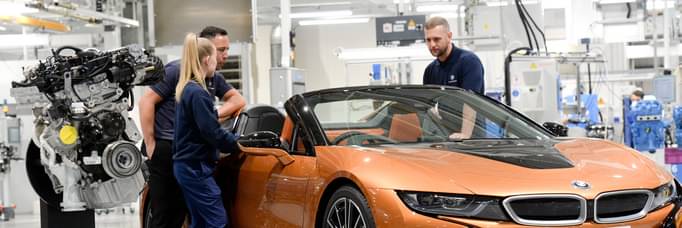 BMW Group engine plant gears up for new BMW i8 Roadster