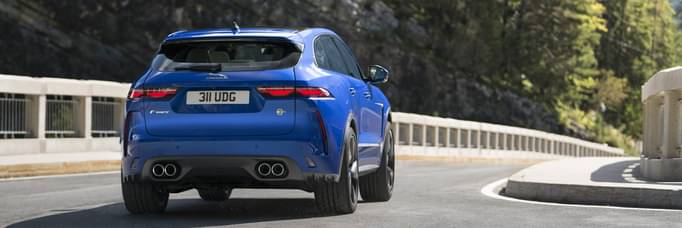 New Jaguar F-PACE SVR: More refined than ever.