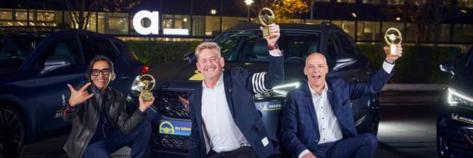 CUPRA celebrates hattrick at 2021 Golden Steering Wheel Awards