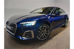 New Audi A5 Coupe 40 TFSI 204 S Line 2dr S Tronic in Navarra blue, metallic at Worcester Audi