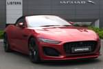 2023 Jaguar F-TYPE Convertible 5.0 P450 Supercharged V8 75 2dr Auto AWD in Firenze Red at Listers Jaguar Droitwich