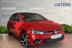 2023 Volkswagen Polo Hatchback 2.0 TSI GTI 5dr DSG in Kings Red with Black Roof at Listers Volkswagen Nuneaton