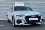 2024 Audi A3 Diesel Saloon 35 TDI S Line 4dr S Tronic in Glacier white, metallic at Coventry Audi