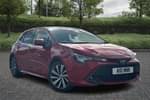 2022 Toyota Corolla Hatchback 1.8 VVT-i Hybrid Design 5dr CVT in Red at Listers Toyota Stratford-upon-Avon