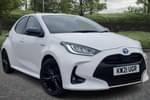 2021 Toyota Yaris Hatchback 1.5 Hybrid Dynamic 5dr CVT in White at Listers Toyota Nuneaton