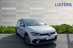 2023 Volkswagen Polo Hatchback 1.0 TSI Life 5dr in Silver at Listers Volkswagen Nuneaton