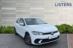 2023 Volkswagen Polo Hatchback 1.0 TSI Life 5dr in White at Listers Volkswagen Nuneaton