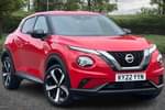 2022 Nissan Juke Hatchback 1.0 DiG-T 114 Tekna 5dr in Pearl - Fuji sunset red at Listers Toyota Nuneaton