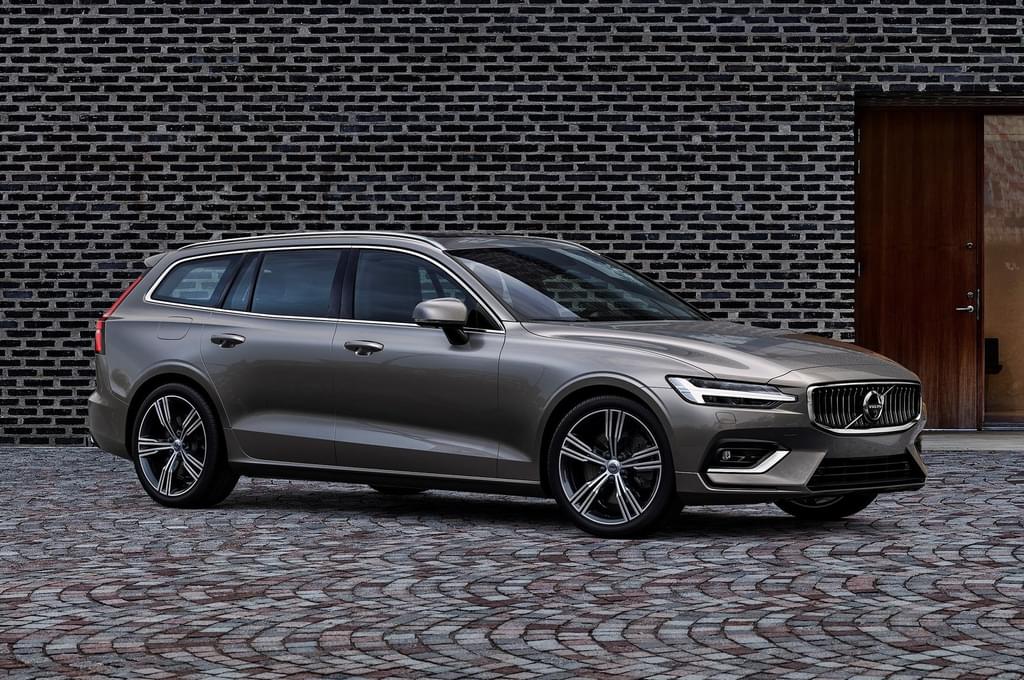 Front exterior shot of the Volvo V60