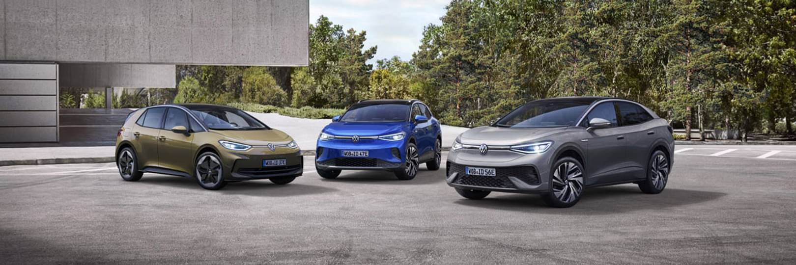 Save up to £1,750 on the Volkswagen ID. range