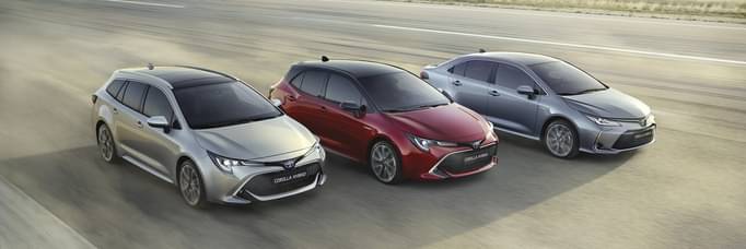 The All New Corolla model range