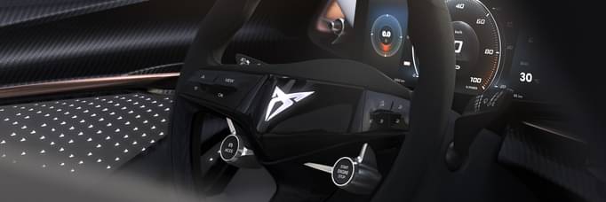 CUPRA teases the interior of all-electric concept-car.