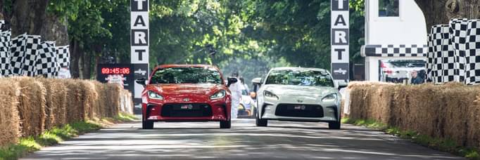 Toyota GR 86 debuted at the Goodwood Festival of Speed