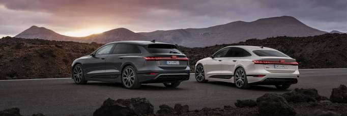 The new Audi A6 Sportback and Avant e-tron 