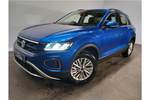 New Volkswagen T-Roc Hatchback 1.5 TSI Life 5dr DSG in Ravenna Blue Metallic at Listers Volkswagen Coventry