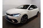 New Volkswagen Polo Hatchback 1.0 TSI R-Line 5dr in Pure White at Listers Volkswagen Coventry