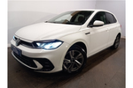 New Volkswagen Polo Hatchback 1.0 TSI 115 R-Line 5dr DSG in Pure White at Listers Volkswagen Coventry