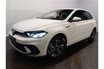 New Volkswagen Polo Hatchback 1.0 TSI R-Line 5dr in Pure White at Listers Volkswagen Coventry