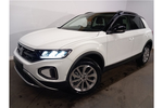New Volkswagen T-Roc Hatchback 1.0 TSI 115 Match 5dr in Pure White Flat Black at Listers Volkswagen Coventry