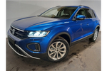New Volkswagen T-Roc Hatchback 1.0 TSI 115 Match 5dr in Ravenna Blue Metallic at Listers Volkswagen Coventry