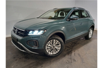 New Volkswagen T-Roc Hatchback 1.0 TSI 115 Life 5dr in Petrol Blue Metallic at Listers Volkswagen Stratford-upon-Avon