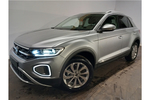 New Volkswagen T-Roc Hatchback 1.5 TSI Style 5dr in Pyrite Silver Metallic at Listers Volkswagen Worcester