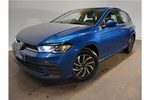 New Volkswagen Polo Hatchback 1.0 TSI Life 5dr in Reef Blue Metallic at Listers Volkswagen Evesham