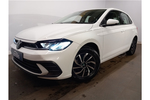 New Volkswagen Polo Hatchback 1.0 TSI Life 5dr in Pure White at Listers Volkswagen Evesham
