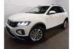 New Volkswagen T-Roc Hatchback 1.5 TSI Match 5dr DSG in Pure White at Listers Volkswagen Evesham