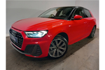 New Audi A1 Sportback 35 TFSI S Line 5dr S Tronic in Progressive red, metallic Mythos black, metallic at Coventry Audi