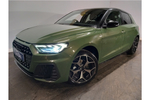 New Audi A1 Sportback 35 TFSI Black Edition 5dr S Tronic in District green, metallic Mythos black, metallic at Coventry Audi