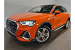 New Audi Q3 Sportback 35 TFSI S Line 5dr S Tronic [Leather] in Pulse orange, solid at Coventry Audi