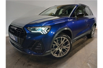 New Audi Q3 Diesel Estate 35 TDI Black Edition 5dr S Tronic in Navarra blue, metallic at Coventry Audi