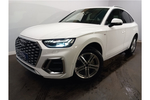 New Audi Q5 Sportback 45 TFSI Quattro S Line 5dr S Tronic in Arkona white, solid at Coventry Audi