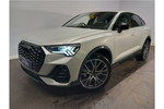 New Audi Q3 Sportback 35 TFSI Black Edition 5dr S Tronic in Dew silver, metallic at Coventry Audi