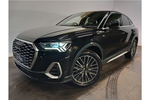 New Audi Q3 Sportback 35 TFSI S Line 5dr S Tronic in Mythos black, metallic at Coventry Audi