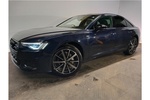 New Audi A6 Saloon 40 TFSI Black Edition 4dr S Tronic in Firmament blue, metallic at Coventry Audi