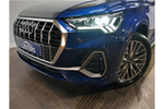 Image two of this New Audi Q3 Estate 35 TFSI S Line 5dr S Tronic in Navarra blue, metallic at Stratford Audi