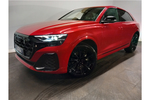 New Audi Q8 Estate 55 TFSI Quattro Black Edition 5dr Tiptronic in Chili red, metallic at Stratford Audi