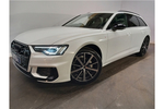 New Audi A6 Avant 40 TFSI Black Edition 5dr S Tronic in Glacier white, metallic at Stratford Audi