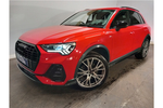 New Audi Q3 Estate 35 TFSI Black Edition 5dr S Tronic [20" Alloy] in Progressive red, metallic at Stratford Audi