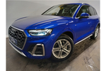 New Audi Q5 Estate 2.0 TFSI Quattro S Line 5dr S Tronic in Ultra blue, metallic at Stratford Audi