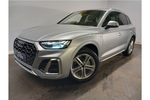 New Audi Q5 Estate 2.0 TFSI Quattro S Line 5dr S Tronic in Floret silver, metallic at Stratford Audi