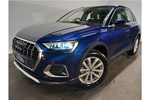 New Audi Q3 Estate 35 TFSI Sport 5dr S Tronic in Navarra blue, metallic at Stratford Audi