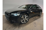 New Audi A6 Saloon 40 TFSI Black Edition 4dr S Tronic in Mythos black, metallic at Stratford Audi