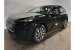 New Audi Q6 e-tron Estate 225kW Performance 100kWh Sport 5dr Auto in Mythos black, metallic at Stratford Audi