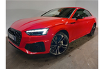 New Audi A5 Coupe 40 TFSI 204 Black Edition 2dr S Tronic in Progressive red, metallic at Worcester Audi