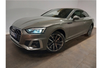 New Audi A5 Coupe 35 TFSI S Line 2dr S Tronic in Chronos grey, metallic at Worcester Audi