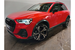 New Audi Q3 Estate 35 TFSI Black Edition 5dr S Tronic [20" Alloy] in Progressive red, metallic at Worcester Audi