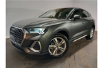 New Audi Q3 Sportback 35 TFSI S Line 5dr S Tronic in Daytona grey, pearl effect at Worcester Audi